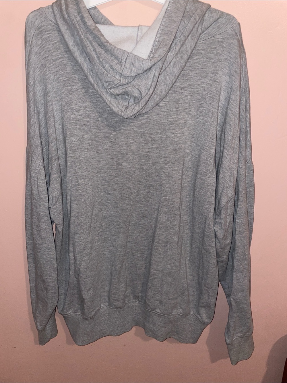 Buffalo David Bitton Light Gray Crewneck Hoodie Sweater - Picture 3 of 3